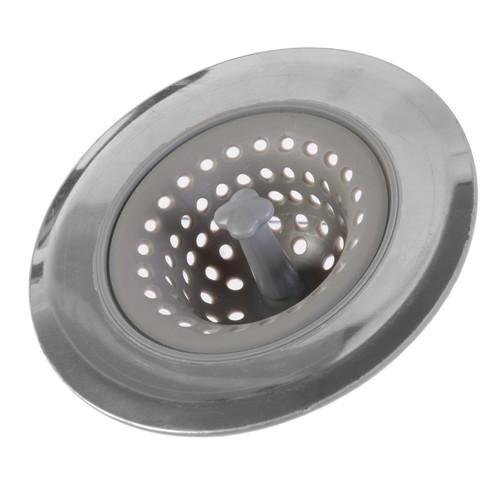 Sink Strainer, silicone/stainless steel