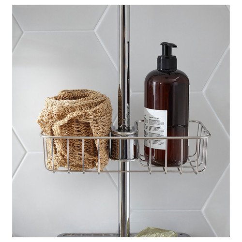 VOXNAN Shower shelf, chrome-plated, 25x6 cm