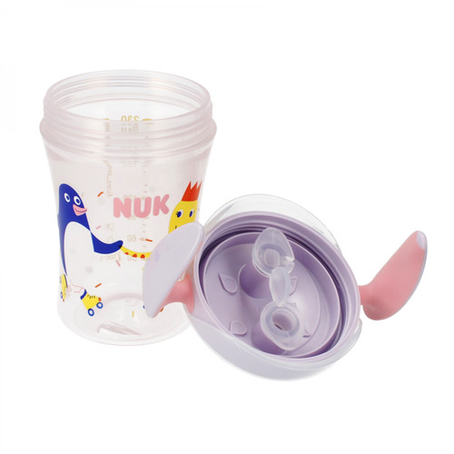 NUK Trainer Cup Evo 230ml 6m+, pink