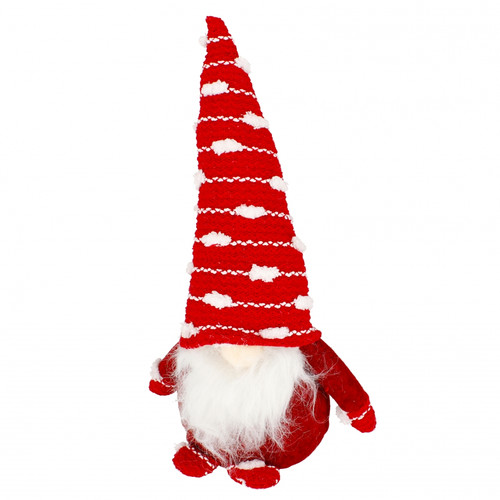 Christmas Gnome Decoration 30cm, Red