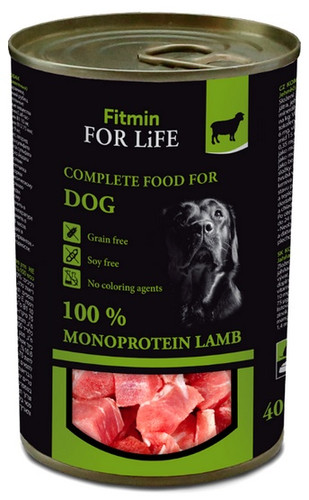 Fitmin Dog For Life Lamb Can 400g