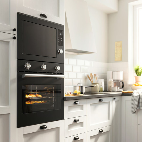STENABY Fan oven, Grill function black/IKEA 300