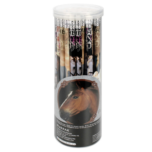 Starpak Pencil with Eraser Horses 48pcs