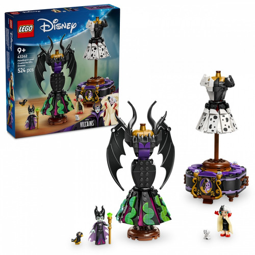 LEGO Disney Maleficent's and Cruella De Vil's Dresses 9+