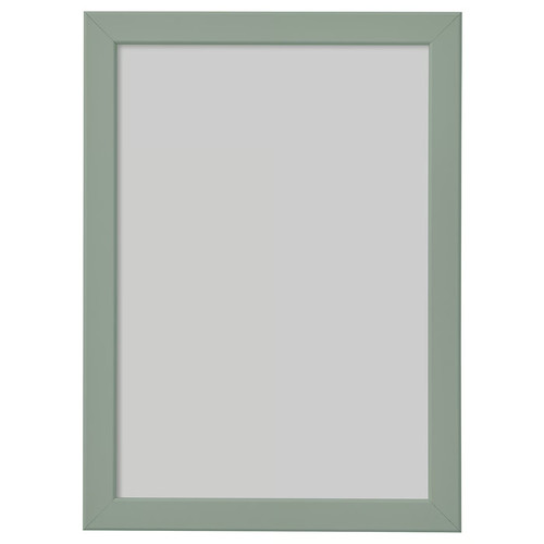 FISKBO Frame, light grey-green, 21x30 cm