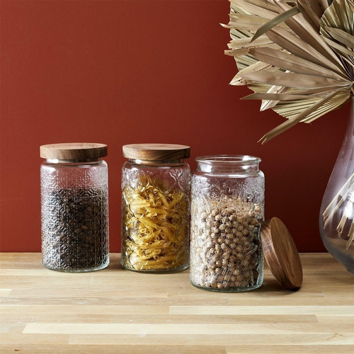 Storage Jar with Acacia Lid 1l