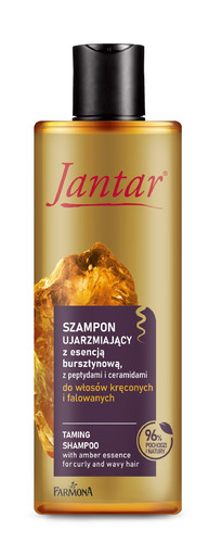 FARMONA Jantar Taming Shampoo for Curly & Wavy Hair 95% Natural Vegan 300 ml