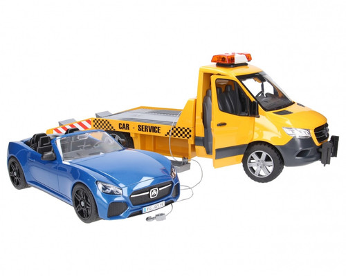 Bruder MB Sprinter Car Transporter & Roadster 3+