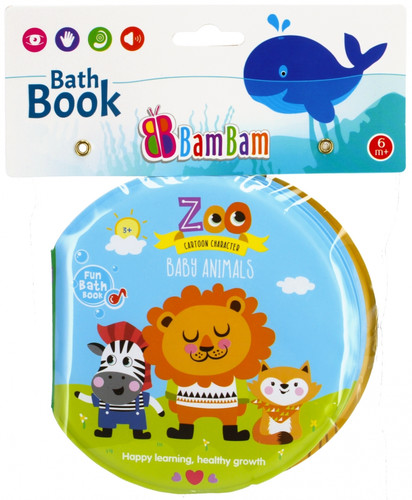 Bam Bam Bath Book Zoo 6m+