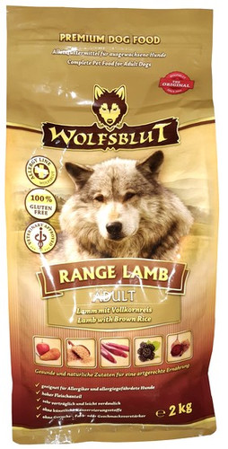 Wolfsblut Dog Food Range Lamb Adult Lamb with Brown Rice 2kg