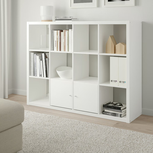 KALLAX Shelf unit, white, 112x147 cm