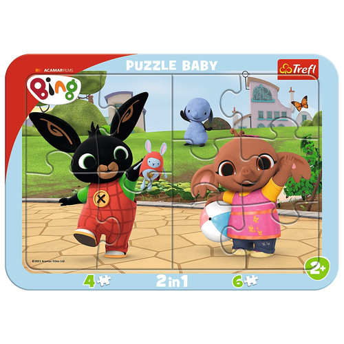 Trefl Children's Baby Puzzle Bing 10pcs 2in1 2+