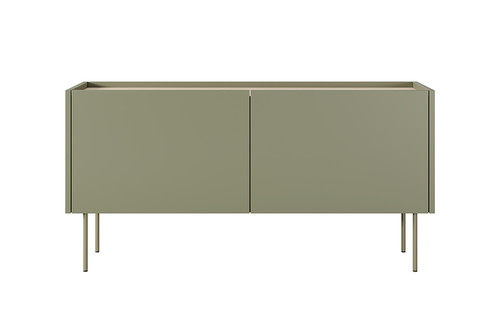 Two-Door TV Cabinet with Drawer Desin 120, olive/nagano oak