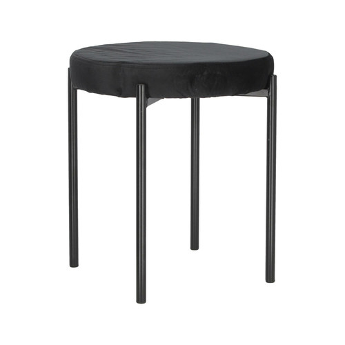 Stool Madonna, velvet, black