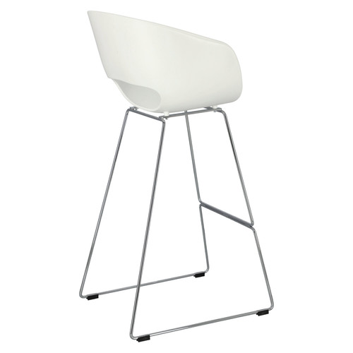 Bar Stool Shell, white