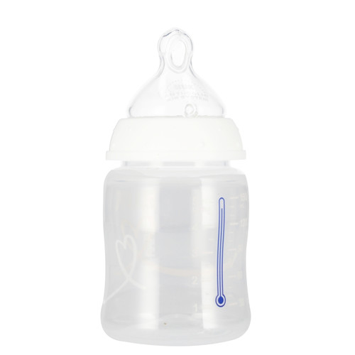 NUK First Choice Plus Baby Bottle with Temperature Control 150ml 0-6m, white