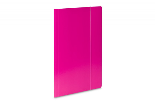 Document Folder with Elastic Band A4 Eco, 1pc, pink