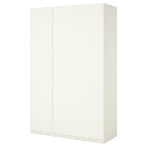 PAX Wardrobe, white, Forsand Ballstad white, 150x60x236 cm