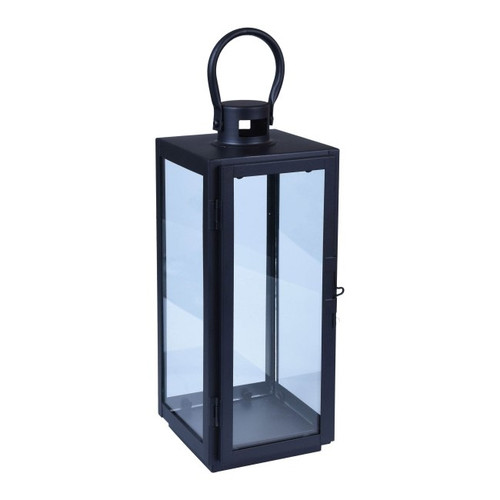 Metal Lantern, medium, black