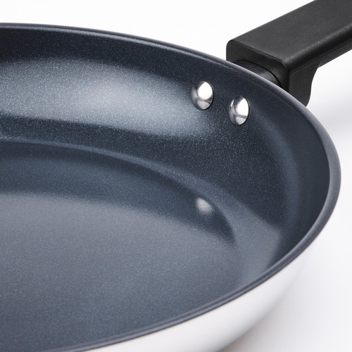 MIDDAGSMAT Frying pan, non-stick coating/stainless steel, 28 cm