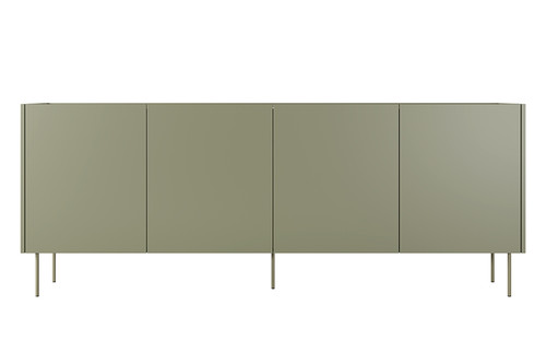 Four-Door Cabinet with Drawer Desin 220, olive/nagano oak
