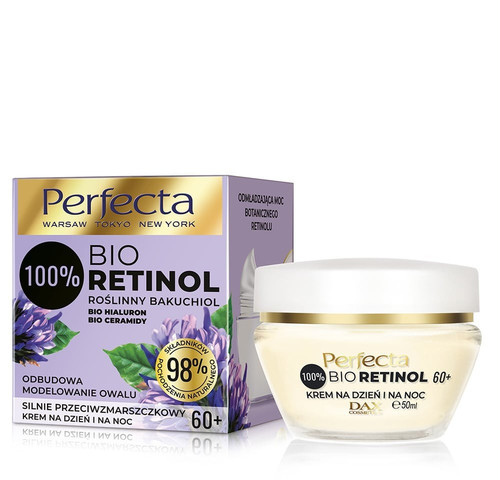 Perfecta Anti-Wrinkle Day/Night Cream 100% Bio Retinol 60+ 98% Natural 50ml