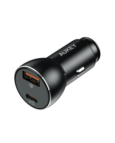 Aukey Ultrafast Car Charger 2xUSB QC 3.0 PD 3.0 6A 48W CC-Y48