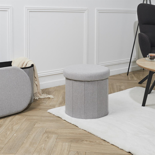 Pouffe Olaf, grey