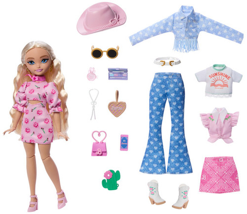 Barbie 'Malibu' Dream Besties Festival Looks Doll JGH87 4+