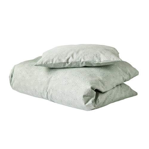 LEANDER Baby bedding, 70x100 cm, meadow, sage green