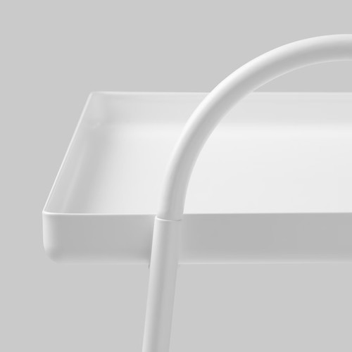 HATTÅSEN Bedside table/shelf unit, white