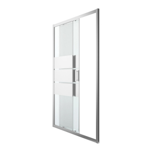 GoodHome Sliding Shower Door Beloya 120 cm, chrome/mirror glass
