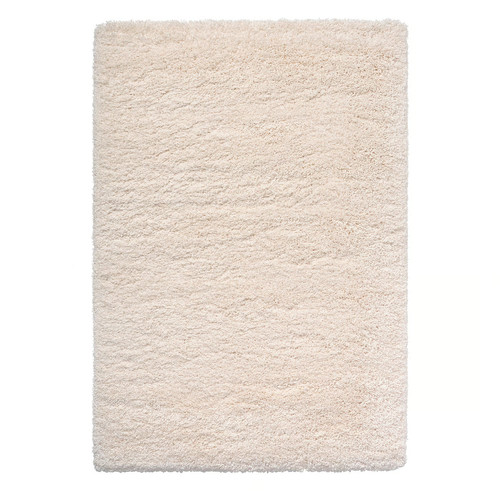 VOLLERSLEV Rug, high pile, white, 160x230 cm