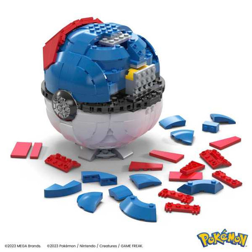 MEGA Pokémon Jumbo Great Ball Building Kit With Lights HMW04 10+