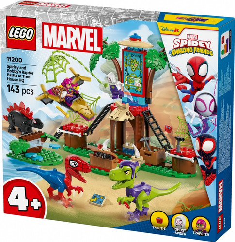 LEGO Marvel SPIDEY Spidey's and Gobby's Raptor Battle at Tree House 4+