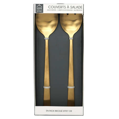 Salad Servers Serving Set Cutlery Copains, gold