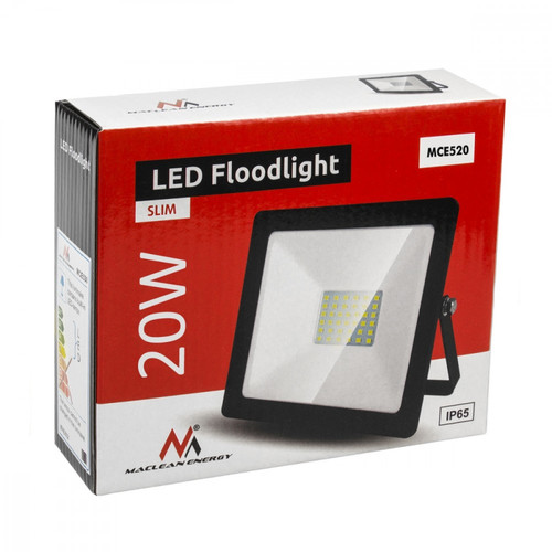 MacLean LED Slim Floodlight 1600lm IP65 MCE520 NW