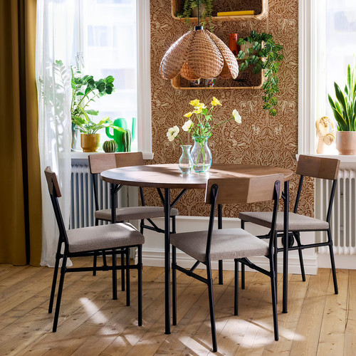 GRÖTÅN Chair, Tibbleby dark beige