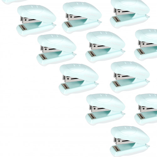 Starpak Mini Office Pastel Stapler, 24/6, 26/6, blue