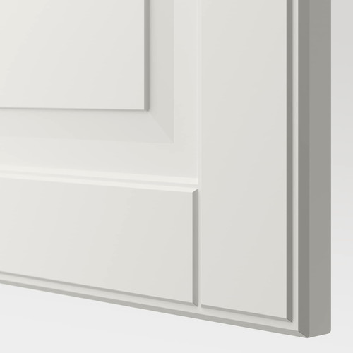BESTÅ TV storage combination/glass doors, white/Smeviken/Kabbarp white clear glass, 180x42x192 cm