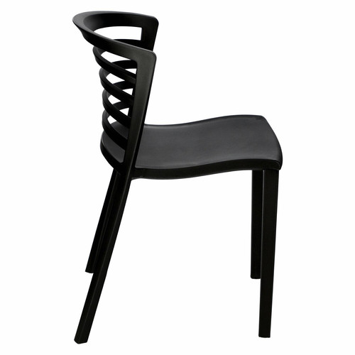 Chair Muna, in-/outdoor, black