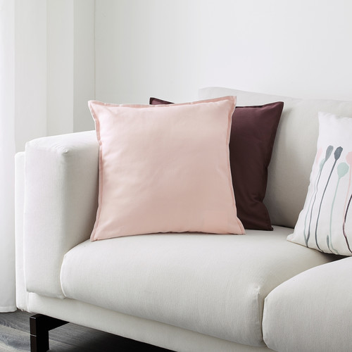 GURLI Cushion cover, light pink, 50x50 cm