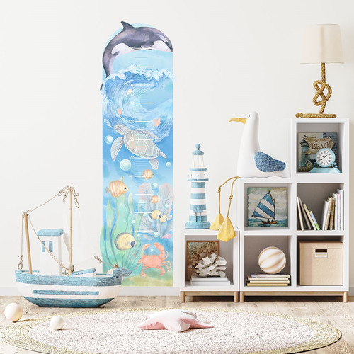 Wall Height Chart Height Measure 160cm | Underwater world