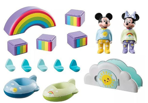 Playmobil 1.2.3 & Disney: Mickey's & Minnie's Cloud Home 12m+