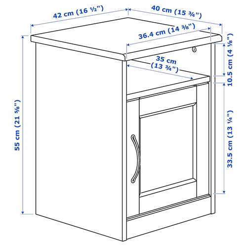 SONGESAND Bedroom furniture, set of 5, white, 140x200 cm