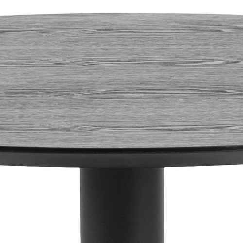 Table Ibiza 80, round, black