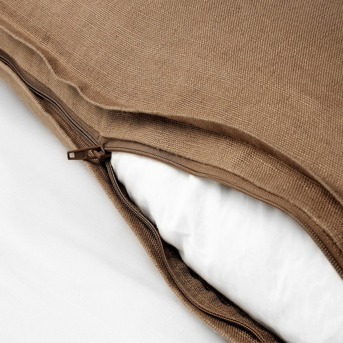 DYTÅG Cushion cover, dark beige, 65x65 cm