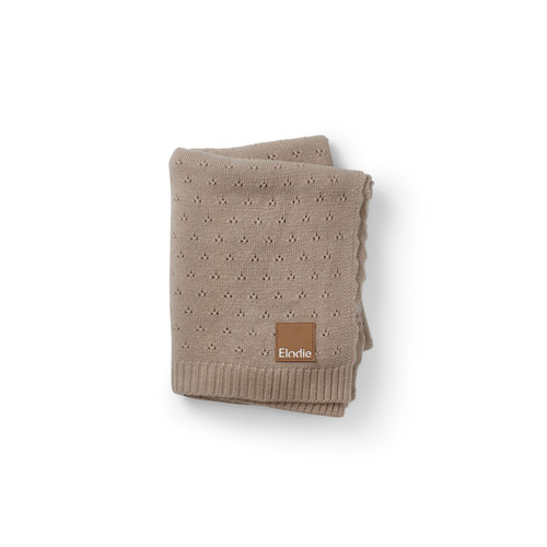Elodie Details Pointelle Blanket - Tender Taupe