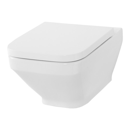 GoodHome Rimless Toilet Bowl with Soft-close Seat Teesta