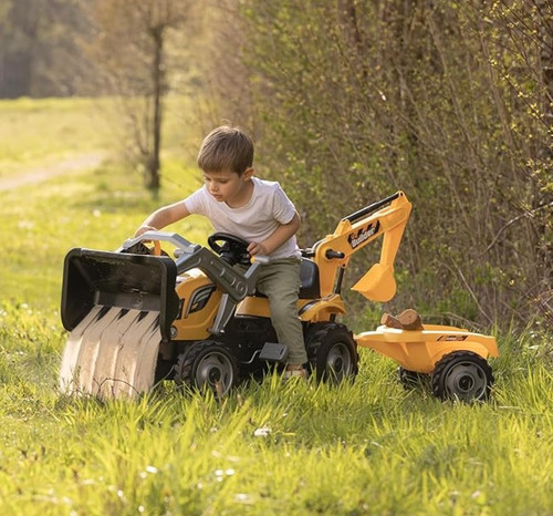 Smoby Builder Max Tractor + Trailer 3+
